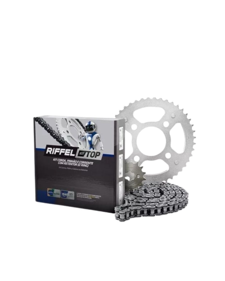 Kit De Transmisíon Yamaha F3 Reforzado Riffel Top Oring Plateado